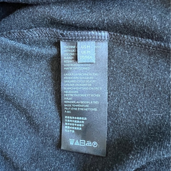 Anthropologie Grey Column Boat Neck Midi Dress Size Medium M - Picture 7 of 12